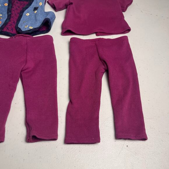 American Girl 1995 Pleasant Co Jean Vest & Legging Outfit 7 Pc Lot Vintage 1995 - Picture 8 of 16